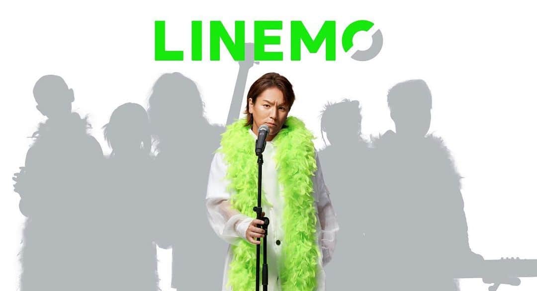 狩野英孝のインスタグラム：「LINEMOのCMソングを歌わせて頂く事になりまして、バンドを結成致しました！メンバーは後日発表✨」