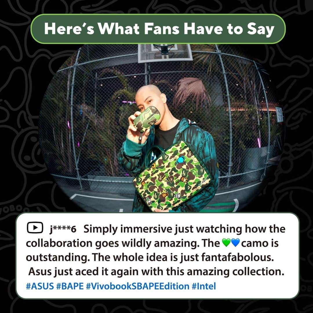ASUSさんのインスタグラム写真 - (ASUSInstagram)「Find out how the users are raving about the exciting collaboration between ASUS Vivobook and A BATHING APE®!🤩❤️⁣ ⁣ Discover more on our IG story!💫⁣ ⁣ #ASUSVivobook #VivobookSBAPEEdition #Intel」9月16日 1時00分 - asus