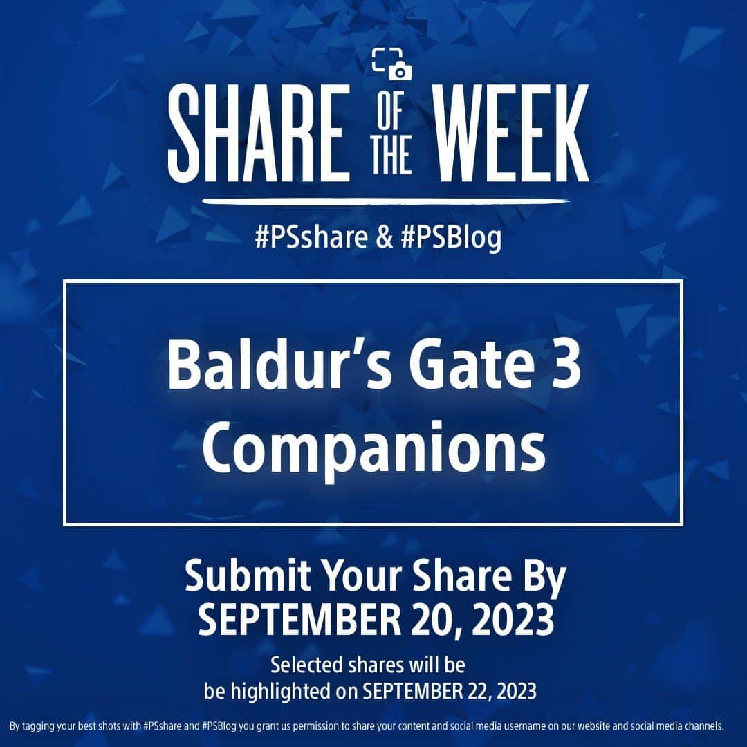 PlayStationさんのインスタグラム写真 - (PlayStationInstagram)「Share of the Week highlights Baldur’s Gate 3 original characters. Next week’s theme:  Baldur’s Gate 3 - Companions #PSshare #PSBlog」9月16日 1時02分 - playstation