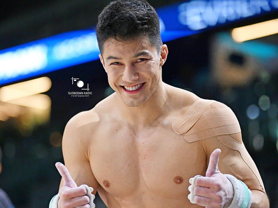 アルトゥール・オヤカワ・マリアノのインスタグラム：「Amanhã começa  Paris World Challenge Cup 2023 . Photo: @slobodankadic 🫶🏻 #gymnastics #paris #fig」