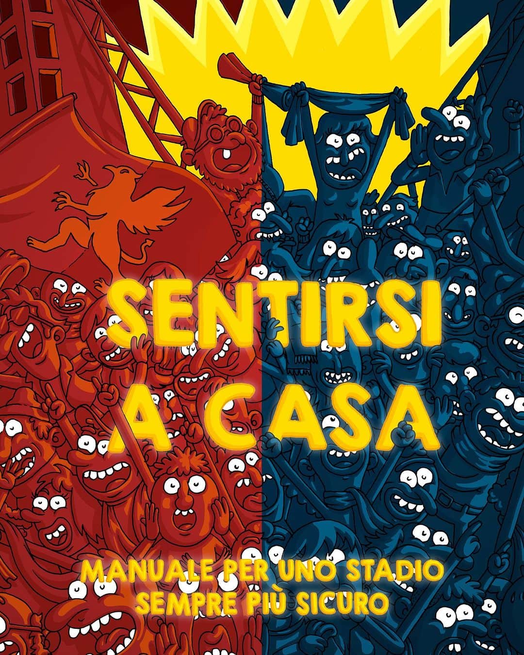 のインスタグラム：「🏠🏟️ SENTIRSI A CASA   🗣️ Il Manuale per uno stadio sempre più sicuro  📝 Scopri di più nelle stories  #StayTuned #SentirsiACasa」