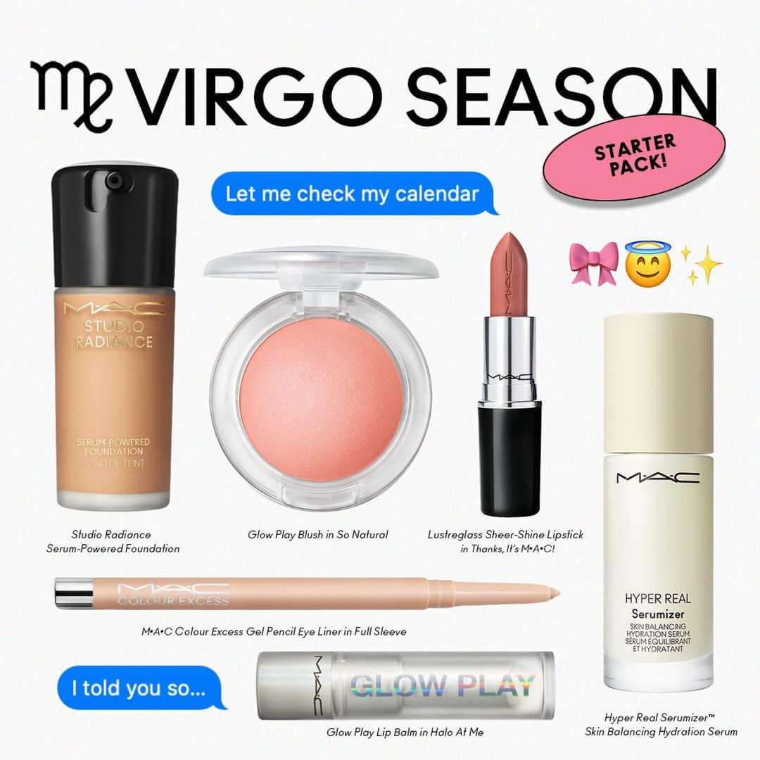 M·A·C Cosmetics Deutschlandさんのインスタグラム写真 - (M·A·C Cosmetics DeutschlandInstagram)「It's Virgo Season! ♍️✨ Dieser Monat steht ganz im Zeichen der Jungfrau! Und was könnte hier besser passen als unser virale #ThanksItsMAC Lippenstift und eine "Ich hab's dir doch gesagt" - Nachricht! Markiere einen #Virgo 💋」9月16日 1時00分 - maccosmeticsgermany