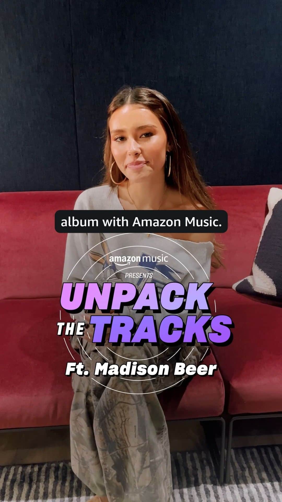 のインスタグラム：「#silencebetweensongs is out today! listen along as we unpack the tracks with @madisonbeer ✨」