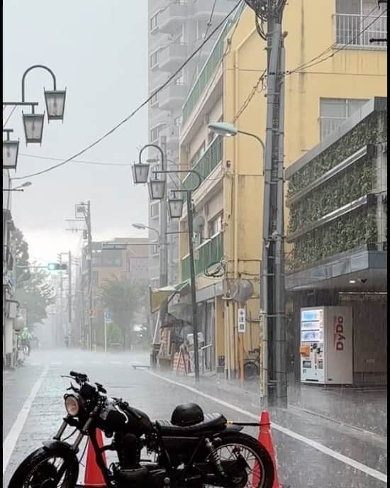 堀田祐美子のインスタグラム：「雨凄い！！  歯医者に間に合わない！  行くしかない！！  両膝人工関節手術後でチョボチョボ歩き…  @yumiko_hotta  @t_hearts2020  #堀田祐美子 #yumikohotta  #prowrestling  #プロレス #womansprowrestling  #女子プロレス  #hearts82 #thearts #両膝人工関節」