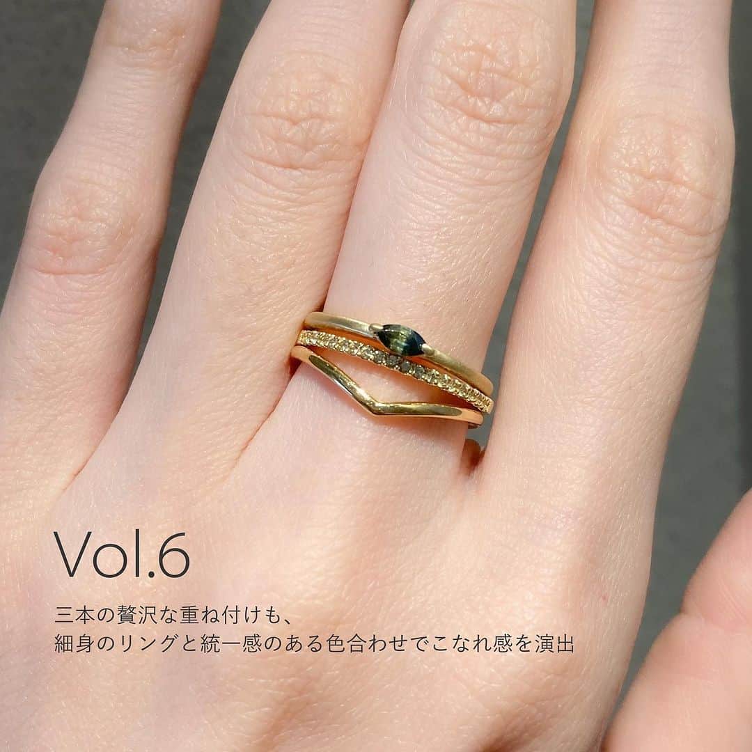 ビズーさんのインスタグラム写真 - (ビズーInstagram)「カラーエタニティの楽しみ方のひとつが、重ね付け。今回は、カラーエタニティを使った、ビズースタッフのコーディネートを集めました✨  スタッフコーディネートを参考に、お気に入りの一本・いつかしてみたいジュエリーコーディネートを考えてみてください！  -- #BIZOUX #エタニティリング#カラーエタニティ#カラエタ#カラーストーン #リング #ジュエリー #ビズー #エタニティ#表参道 #表参道ヒルズ #福岡 #colorstone  #colorstonejewelry#playwithcolor #omotesando #fukuoka #パーソナルカラー #パーソナルカラー診断 #骨格診断 #イエベ春 #ブルベ夏 #イエベ秋 #ブルベ冬 #ジュエリーコーデ」9月15日 16時26分 - bizoux_jewelry