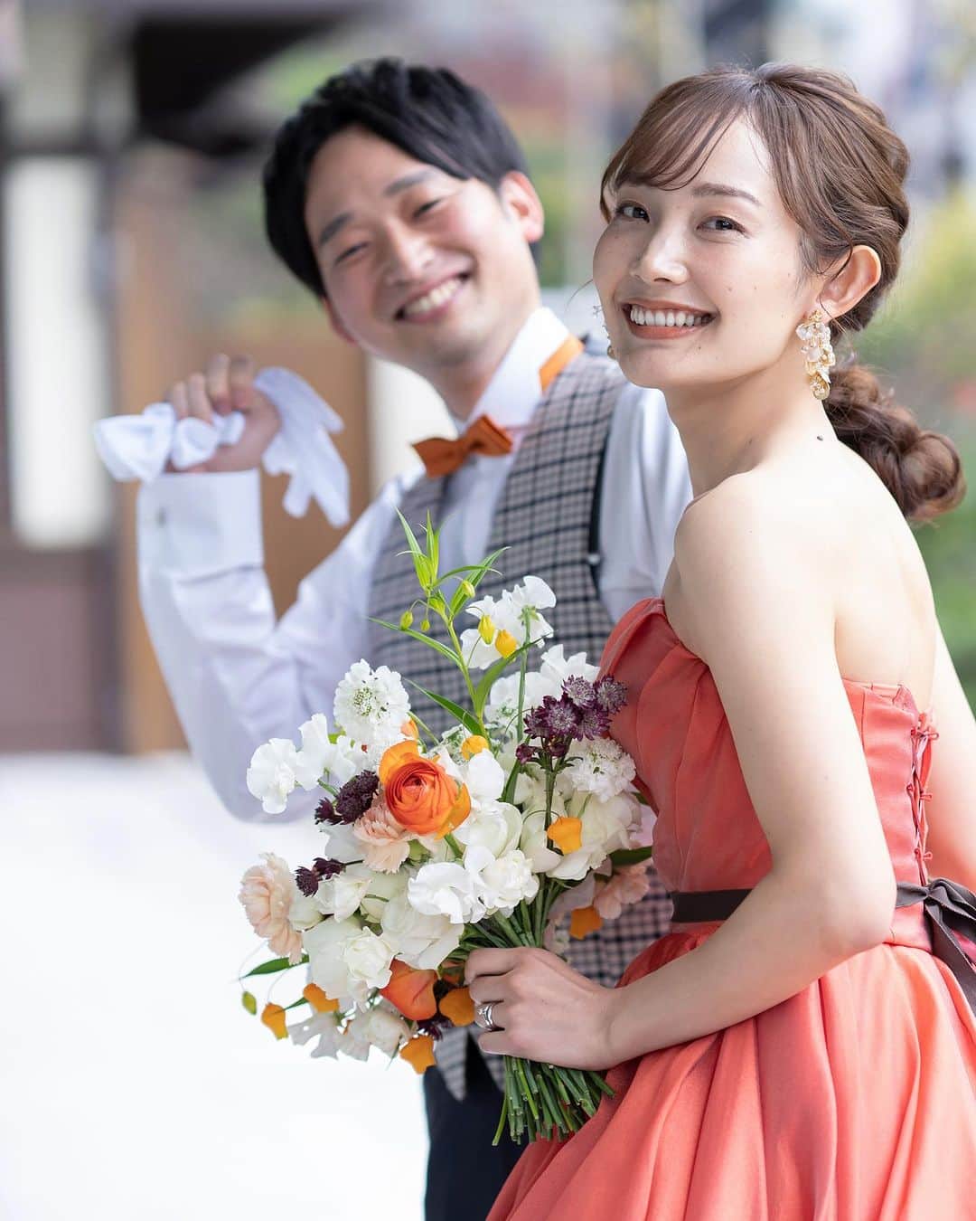 KIYOMIZU京都東山 公式さんのインスタグラム写真 - (KIYOMIZU京都東山 公式Instagram)「・ 人気のテラコッタドレスに合う ウェディングブーケをご紹介🕊  同じドレスでも ブーケが違うと印象も変わりますね  Color Dress：テラコッタシュリー  皆さんはどのブーケがお好きでしたか？  ----------------------  @kiyomizu_kyoto_higashiyama をフォローし 【#kiyomizu京都東山】で検索してくださいね❖  #スタイルズ花嫁 #KIYOMIZU京都東山 #KIYOMIZU花嫁 #ブライダルハウスtutu #シェアーズヘアメイク #京都花嫁 #京都結婚式 #京都結婚式場 #おしゃれ花嫁 #ウェディングブーケ #ブーケ #お色直しブーケ #テラコッタドレス #カラードレス」9月15日 16時51分 - kiyomizu_kyoto_higashiyama