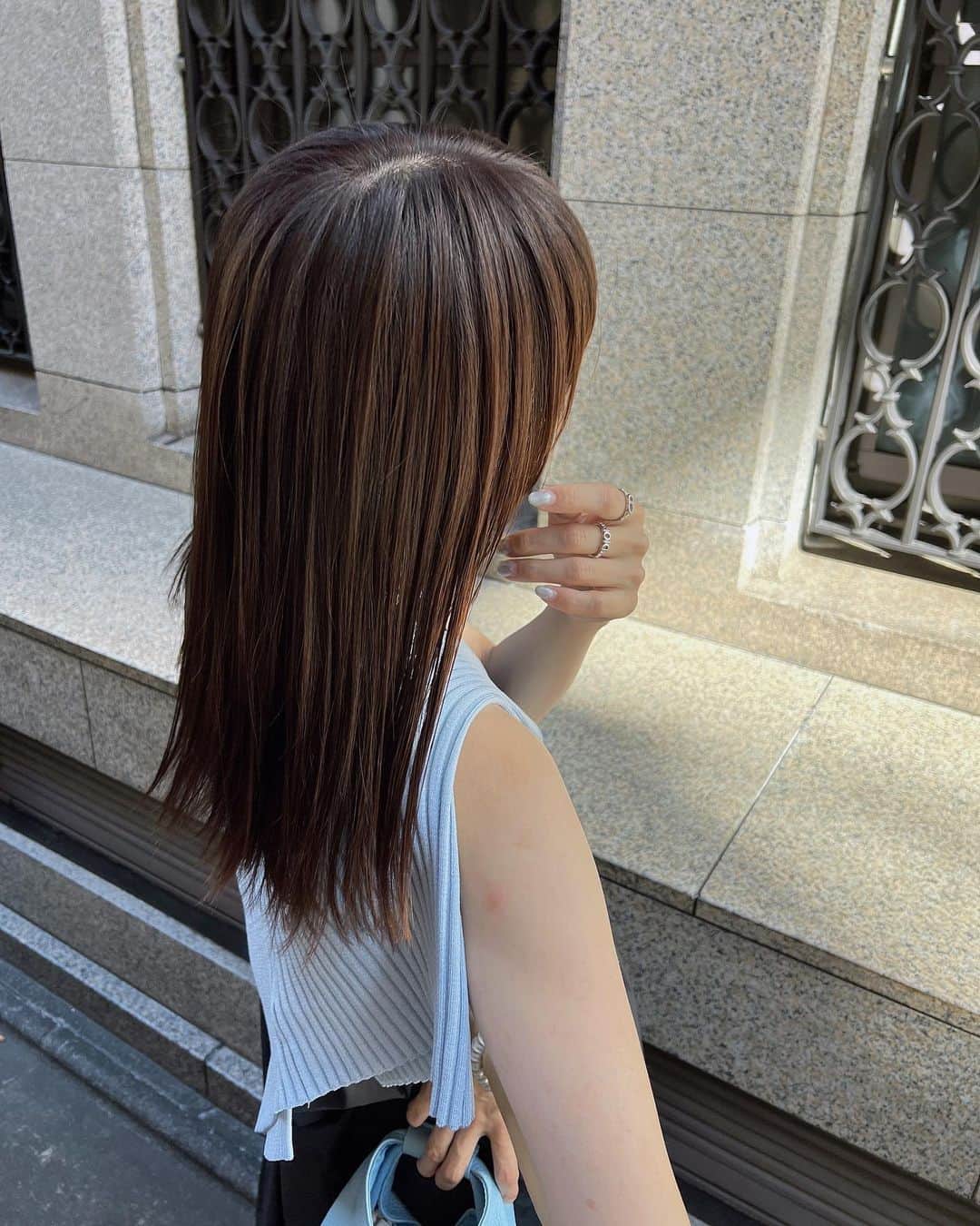森彩香さんのインスタグラム写真 - (森彩香Instagram)「🩵 先月末久しぶりにローネス行けた🫶🏻 サイドの髪切ってもらってモードな感じにしてもらったよ 　　 さゆりちゃんいつもありがとう🍊🤍 @sayuri.loness 　　 　　 　　 　　 .」9月15日 17時59分 - ayarin_6v6