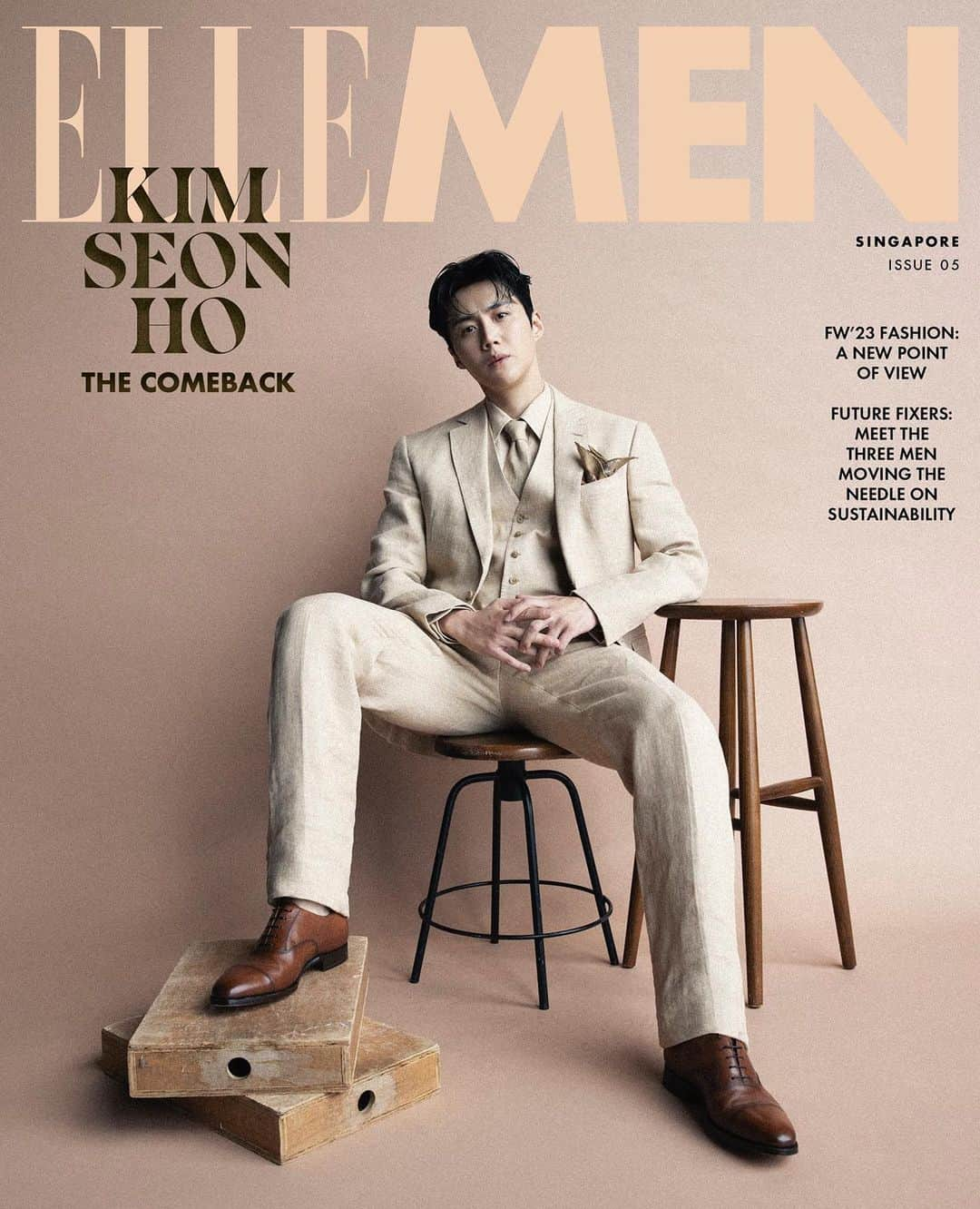 キム・ソンホさんのインスタグラム写真 - (キム・ソンホInstagram)「@ellesingapore :)」9月15日 18時05分 - seonho__kim