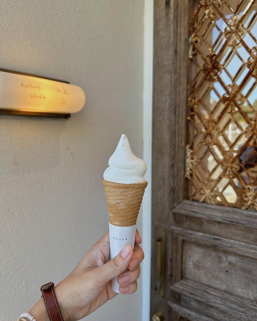 のインスタグラム：「_ めちゃくちゃ美味しかった🍦 お店もお洒落で ここは絶対行って欲しいな✌🏽」