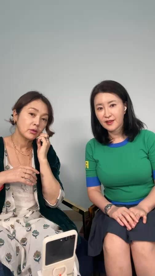 イ・スンヨンのインスタグラム：「강경미 대표님과 수다수다!!!!!!!❤️❤️❤️」