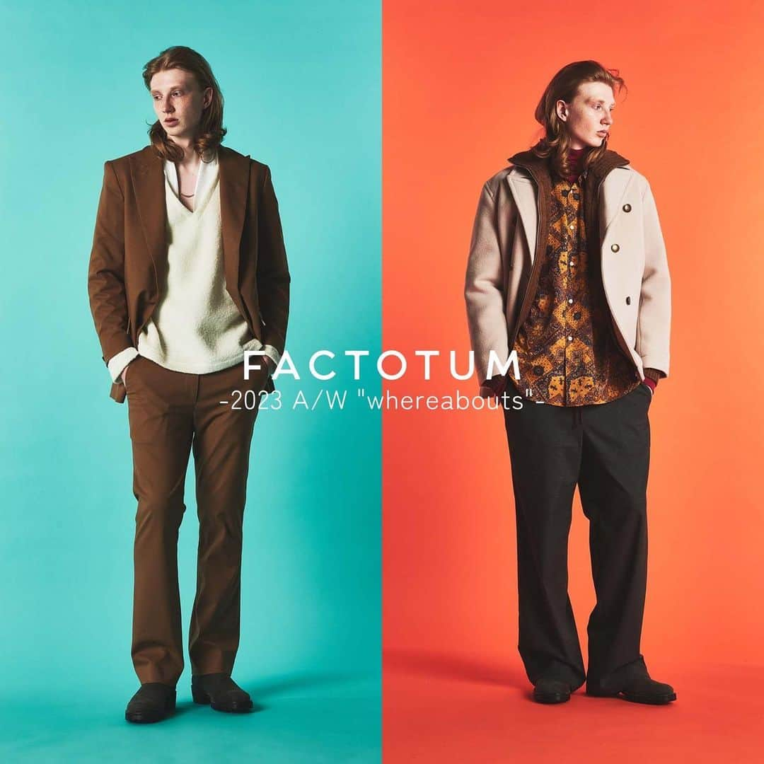 ファクトタムさんのインスタグラム写真 - (ファクトタムInstagram)「2023AW LOOK BOOK「whereabouts」 ____________________  @factotum.official @kojiudo #factotum #ファクトタム」9月15日 18時36分 - factotum.official