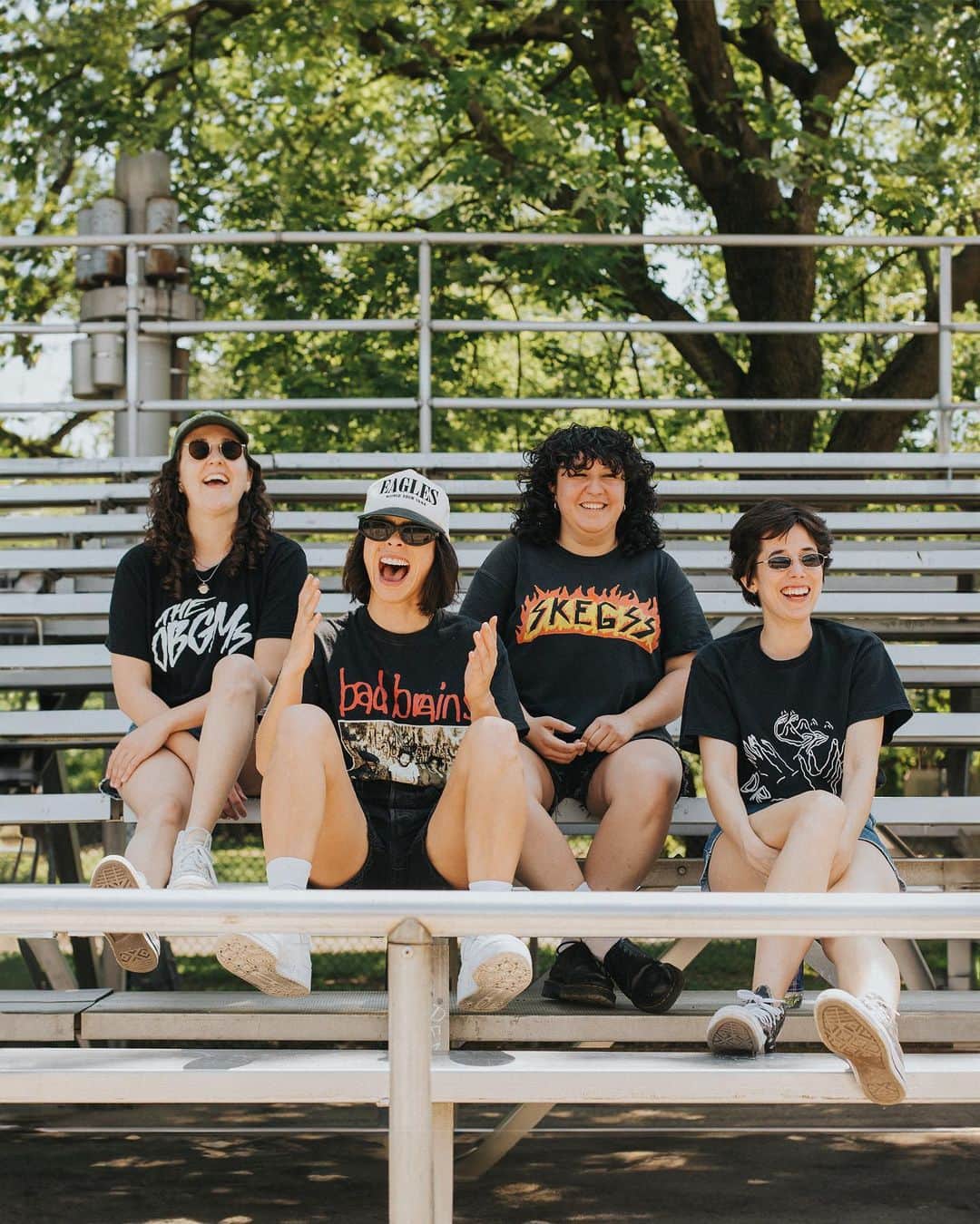 Kerrang!のインスタグラム：「NOBRO have announced their debut album, and released ace new single Where My Girls At, which is about “girl power and rock’n’roll” triumphing over heartbreak 🤘🏼 Check it out 🔗  📸: @dan.esteban」