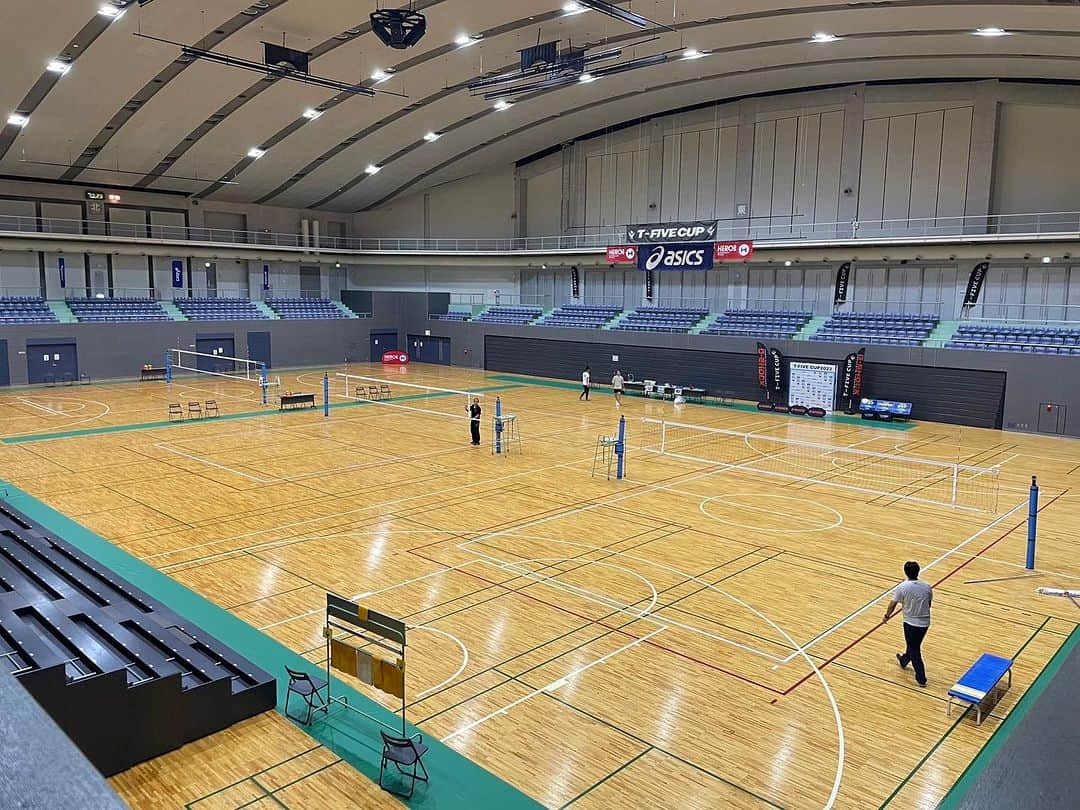 山本隆弘さんのインスタグラム写真 - (山本隆弘Instagram)「T-FIVE CUP東北大会の会場準備完了🏐」9月15日 18時44分 - yamamototakahiro5