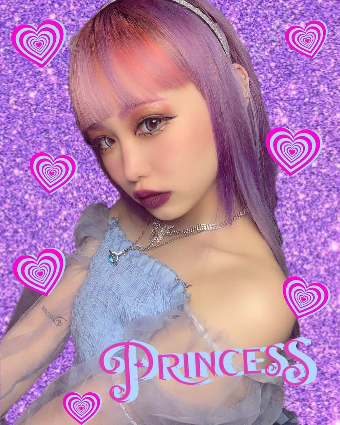 MANAのインスタグラム：「． 沢山の方にプリンセスって言って貰えて 最高に嬉しいっっっ💜👑✨ ･ ･ ･  #プリンセス  #princess  #instagram」