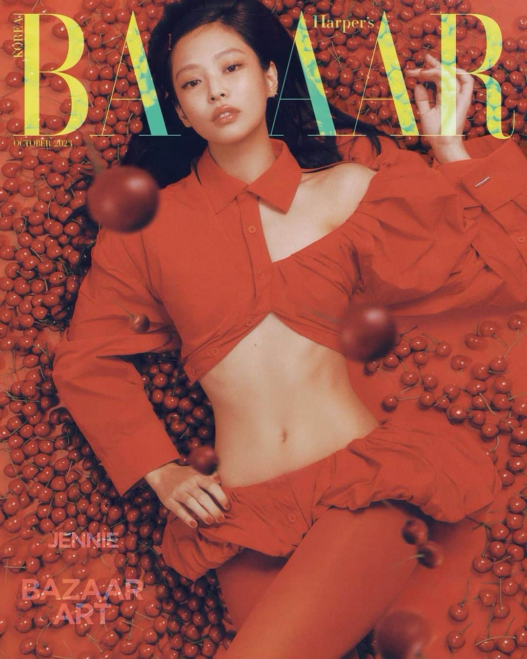 ジャックムスさんのインスタグラム写真 - (ジャックムスInstagram)「So happy of this project with my love @jennierubyjane for @harpersbazaarkorea 🫠❤️」9月15日 19時31分 - jacquemus