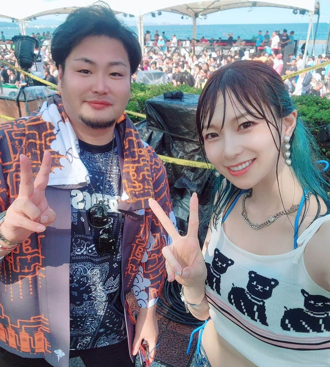 yukapinさんのインスタグラム写真 - (yukapinInstagram)「＼別府お湯かけ♨️音楽フェス／ BEPPU ONSEN SHOWER FES.2023  来年も絶対行きたいフェス🥹💗 ホリエモンさん最高なイベントをありがとうございます(*^￢^*)🌈♨️  #大分県 #別府 #別府温泉  #ホリエモン #優歌レポ」9月15日 19時30分 - yukarepo0314