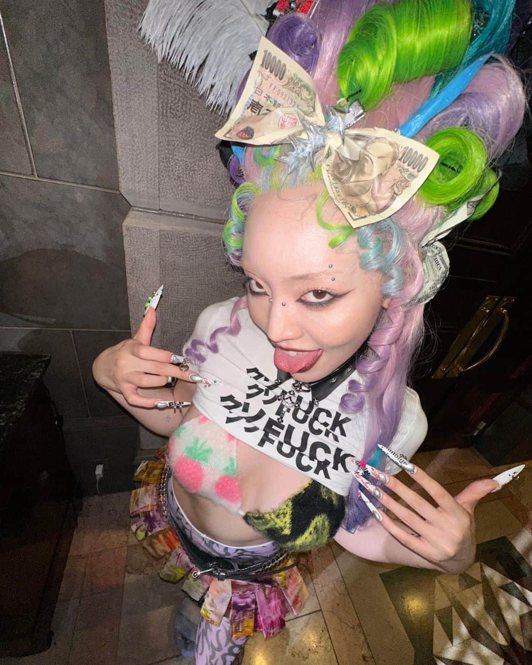 ちゃんみなのインスタグラム：「She just B but I’m an S🫶🏻」
