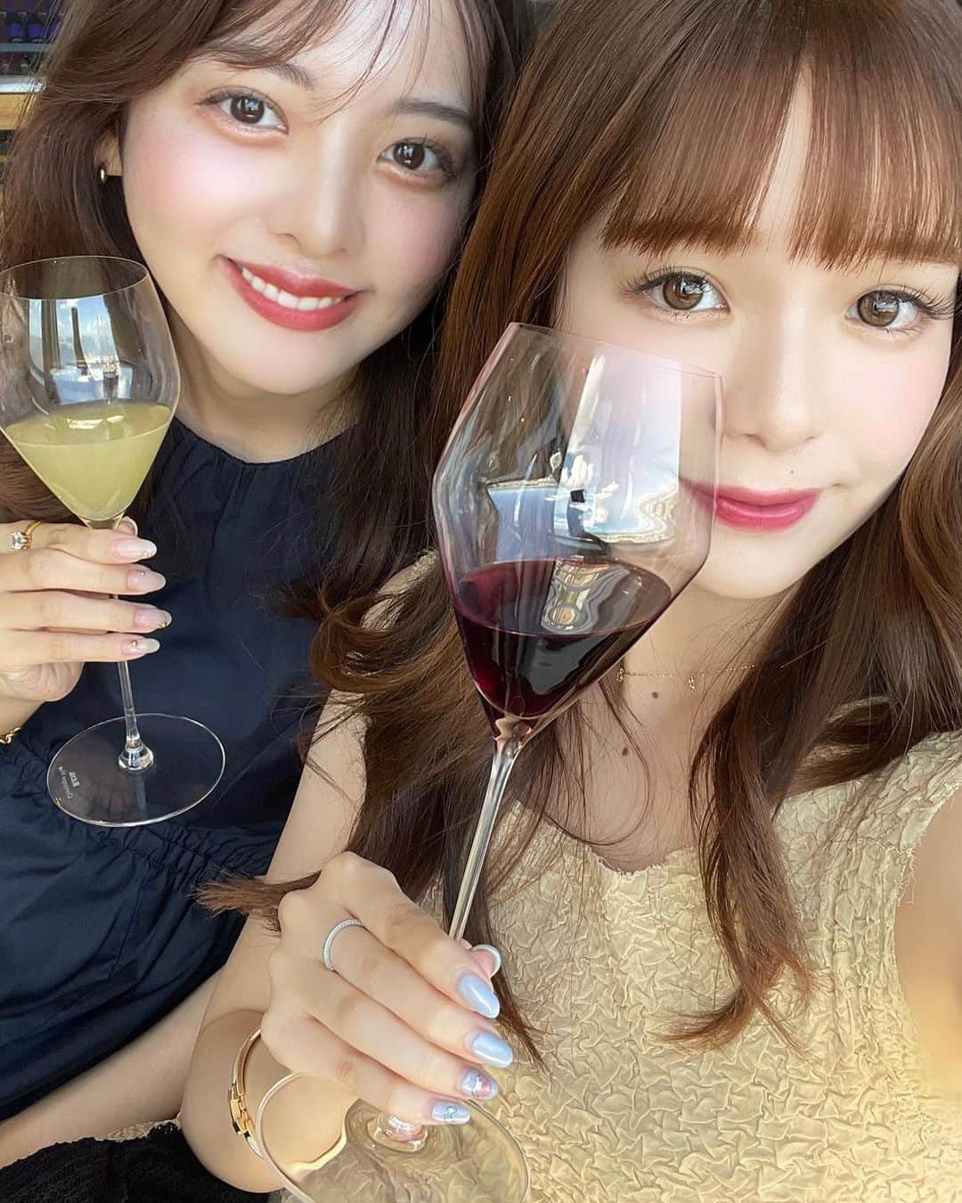 詩島萌々のインスタグラム：「ㅤㅤㅤㅤㅤㅤㅤㅤㅤㅤㅤㅤㅤ 🥂」