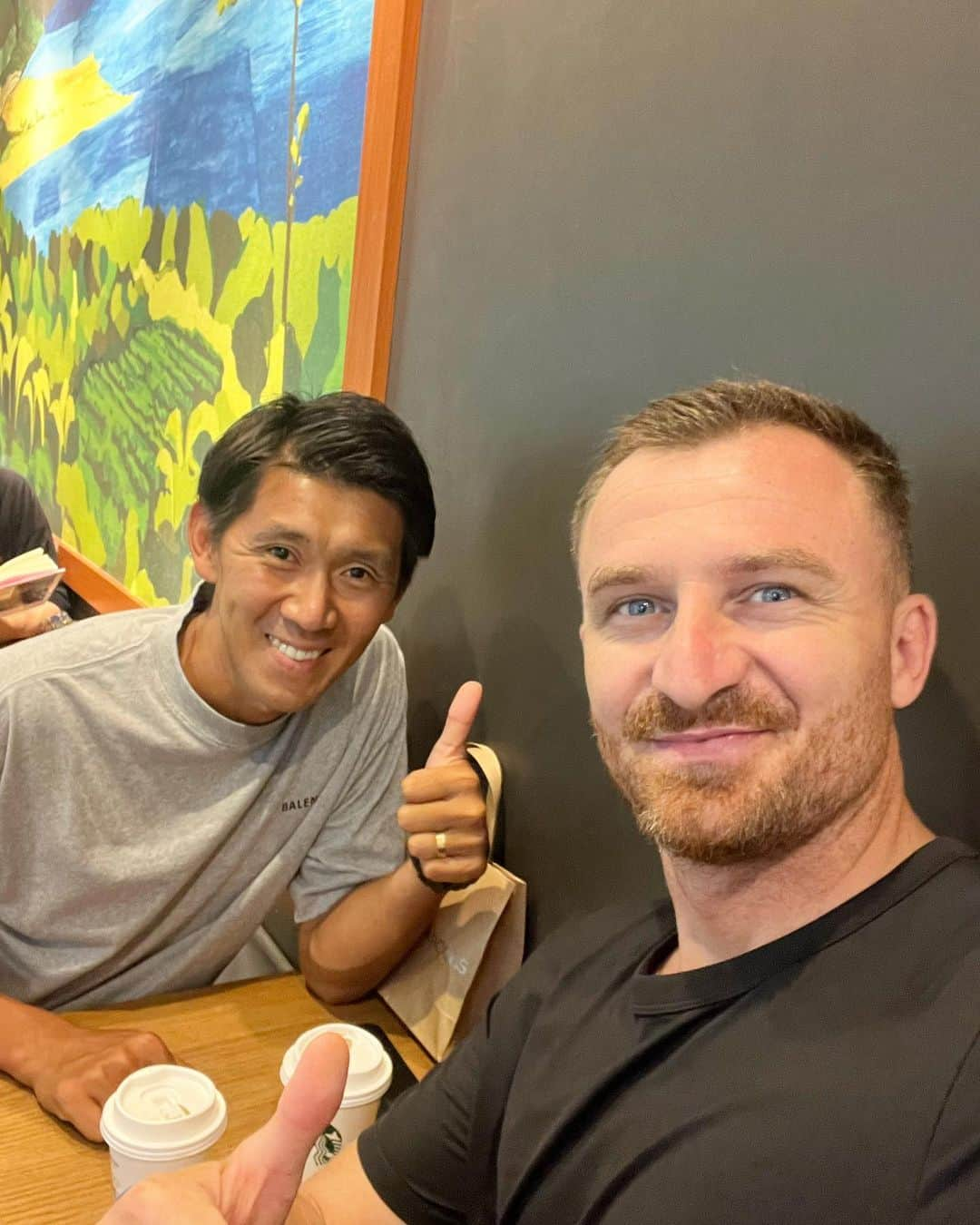 水本裕貴のインスタグラム：「_ Football makes me meet great people  #Besart Berisha #tomodachi #友達 #感謝」