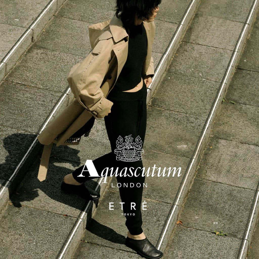 ETRÉ TOKYO ストアさんのインスタグラム写真 - (ETRÉ TOKYO ストアInstagram)「@etretokyo  【INFORMATION】  . Aquascutum × ETRÉ TOKYOコラボアイテム発売決定！  今回のコラボレーションでは、Aquascutum定番の付属品や技術·トラディショナルな仕様はそのままに、ボリュームスリーブやバックデザインなど、ETRÉ TOKYO らしいギミックを効かせた特別な１着に仕上げました。  -Aquascutum- 1850年代に誕生し、今もなお幅広い世代に愛され続けているブランド。 そのアイコン的存在である "TRENCH COAT" は 徹底的にこだわった実用性と、欠点のないスタイルによりイギリスファッション界になくてはならない存在となりました。  - - - - - - - - - - - - - - - - - - - - - - - - - - - -  商品詳細はTOPページURLよりチェック🔍 ›› @etretokyo_store  ㅤㅤㅤ スタッフコーディネートも毎日更新中【 #etretokyo_staff_ootd 】をフォロー🐿️  TOPページの"フォロー中"から 気になるスタッフのアカウントをフォロー🤝  ㅤㅤㅤ ㅤㅤ  - - - - - - - - - - - - - - - - - - - - - - - - - - - - ⁡  ㅤㅤㅤ 【LUMINE SHINJUKU STORE】 ETRÉ TOKYO ルミネ新宿2店 TEL：03-5989-0979  ー営業時間ー (平日、土日祝)11:00-21:00 ⁡ #etretokyo#etre#fashion#etretokyoshinjuku #etre#2023etre#etretokyo_staff_ootd#2023aw #大人ファッションコーデ #シンプルスタイル #トレンチコート #aquascutum #アクアスキュータム」9月15日 20時44分 - etretokyo_store