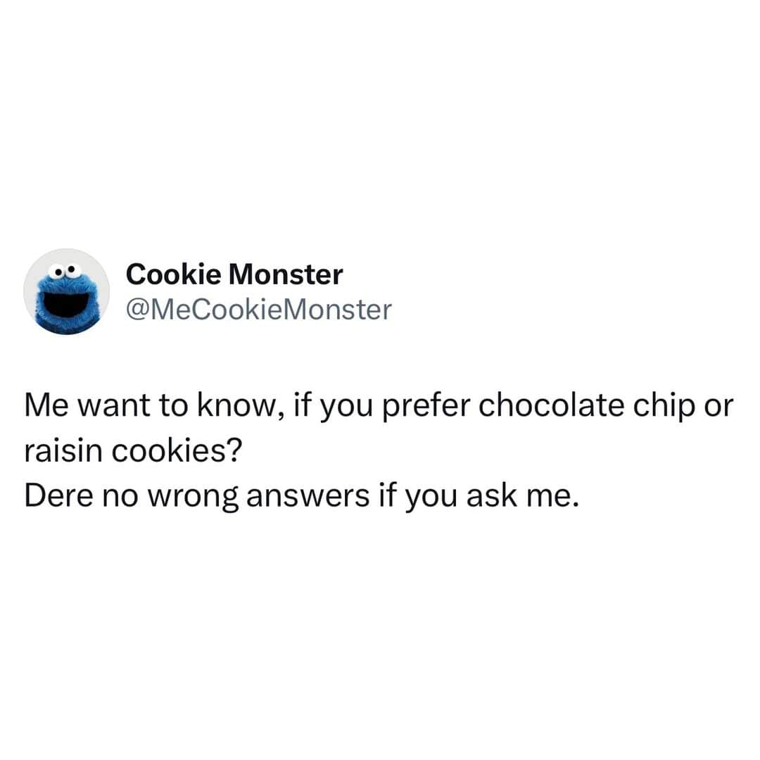 セサミストリートさんのインスタグラム写真 - (セサミストリートInstagram)「Our favorite cookie connoisseur is asking the important questions! What is your first pick from the cookie jar? 🍪」9月15日 21時00分 - sesamestreet