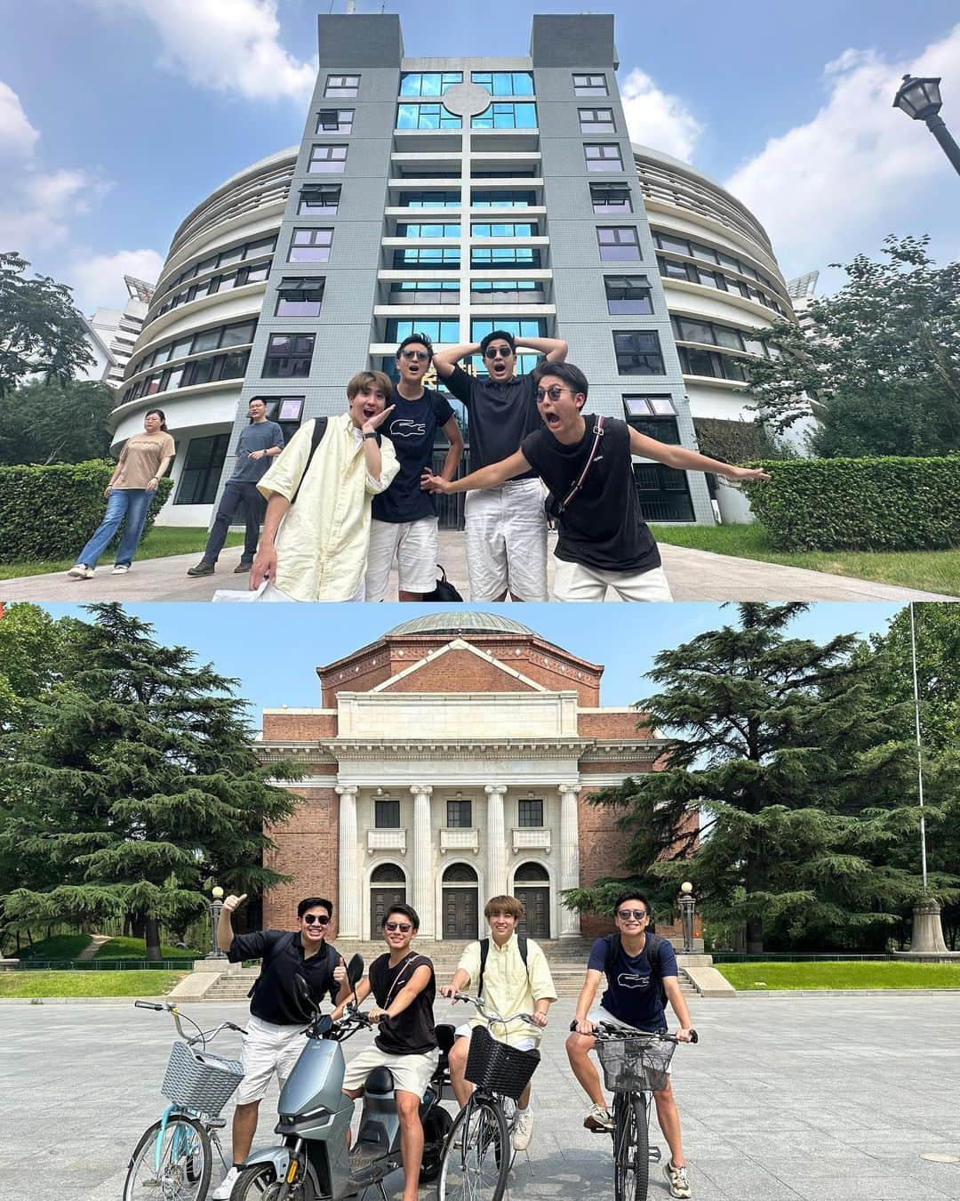 大塚稜馬さんのインスタグラム写真 - (大塚稜馬Instagram)「Waktu trip ke China, WasedaBoys pergi dan keliling ke universitas nomor 1 di China yaitu Tsinghua University!!  Banyak banget yang bikin kaget, tapi yang paling wadidaw tuh KANTINNYA ADA GEDUNG SENDIRI, DAN 5 LANTAI!? Udah kayak mall 😂😭 Itu baru 1 dari beberapa kantin yang ada di sana. Wkwkwk gokil!!  Makasih banyak temen2 di Tsinghua University yang udah nemenin dan ngeguide🙏🏻 Jangan lupa nonton videonyaa yaa di Youtube!! MANTAPPU JIWAA 🔥」9月15日 21時33分 - otk_rym