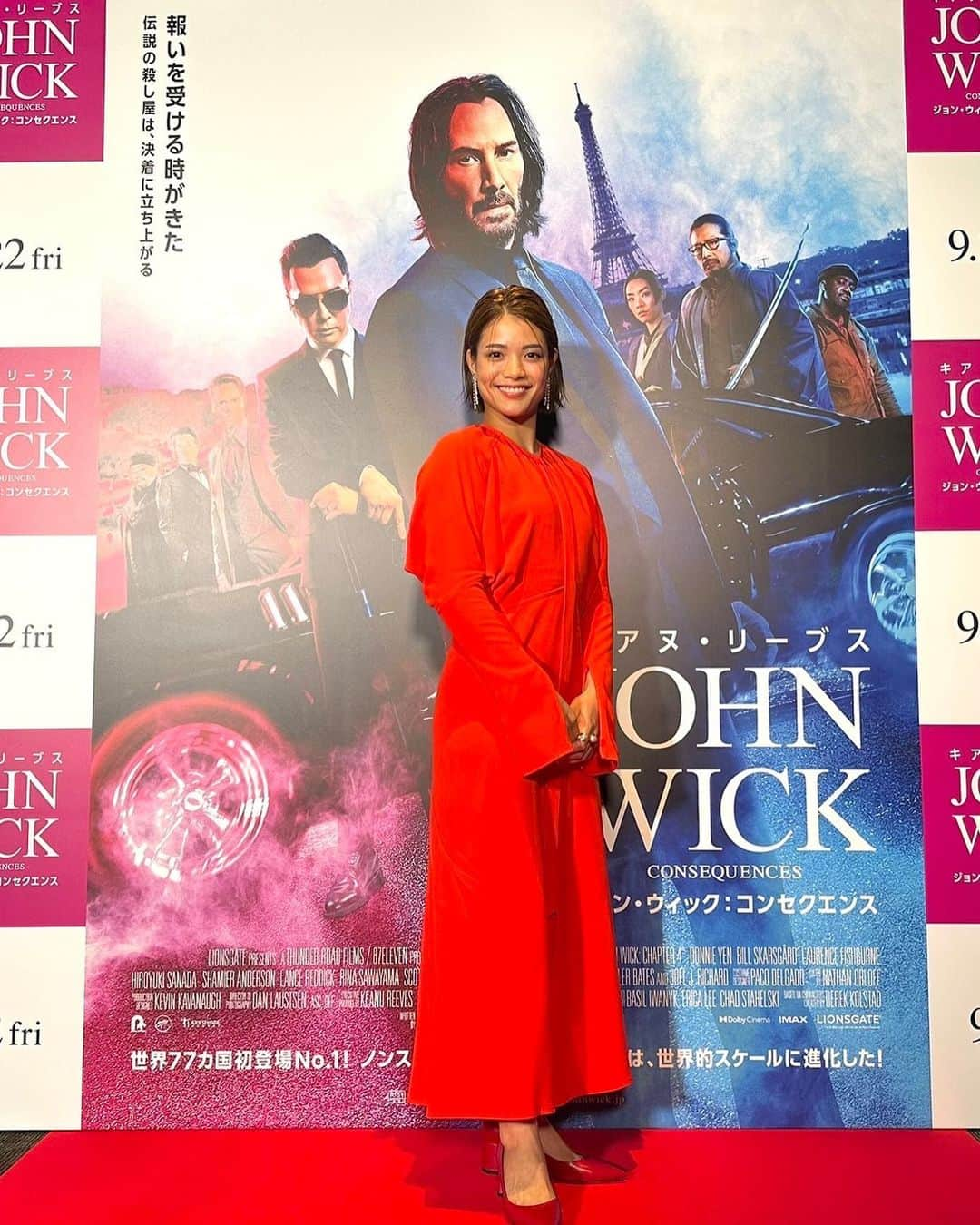 阿部詩さんのインスタグラム写真 - (阿部詩Instagram)「. 先日「ジョン・ウィック：コンセクエンス」プレミアムイベントに登壇させていただきました☺️😊！  とても貴重な時間を過ごすことができ幸せでした。  ありがとうございました😊！」9月15日 21時44分 - abe_uta