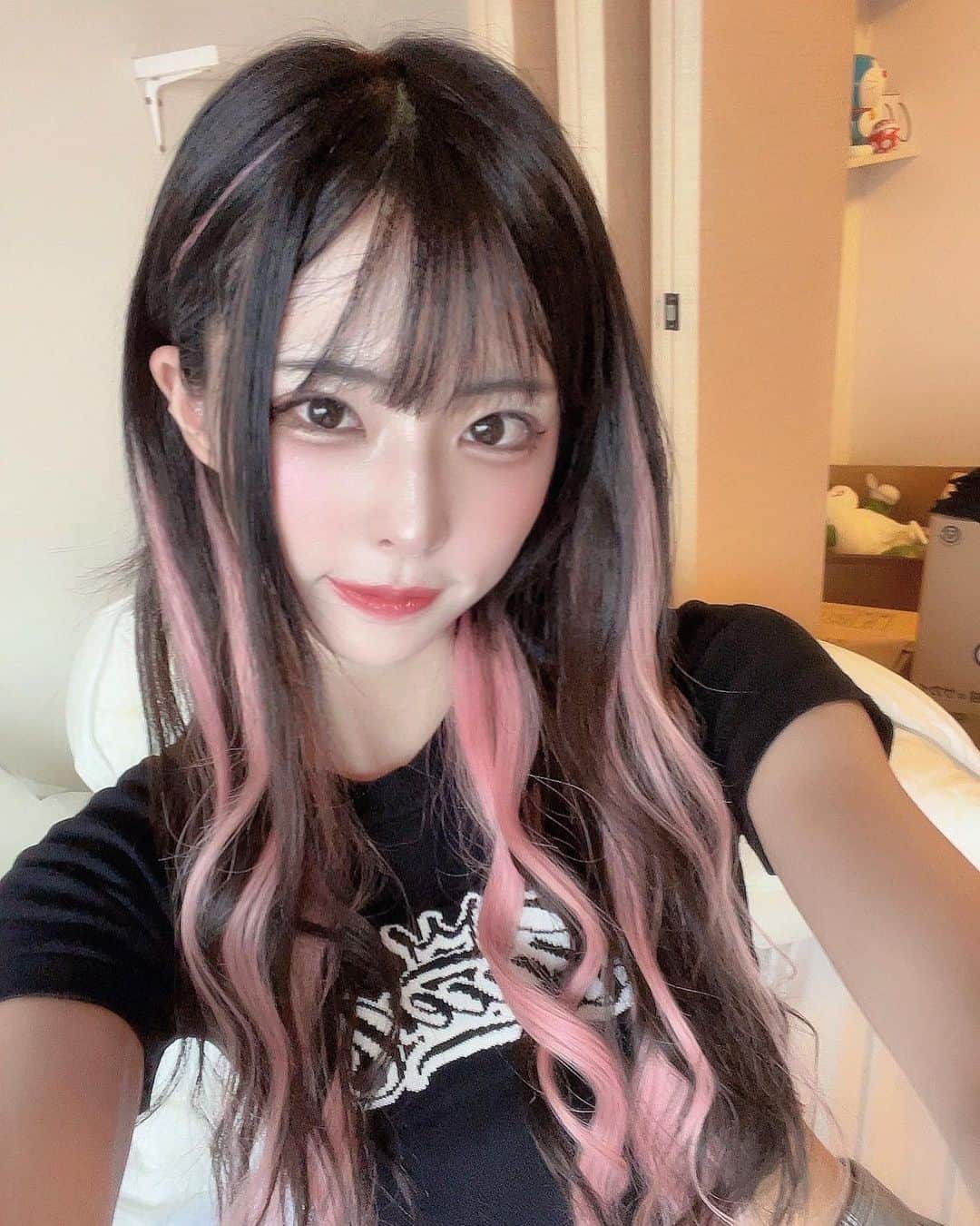 のインスタグラム：「(՞ o̴̶̷̤ ̫ o̴̶̷̤ ՞)髪色かわち」