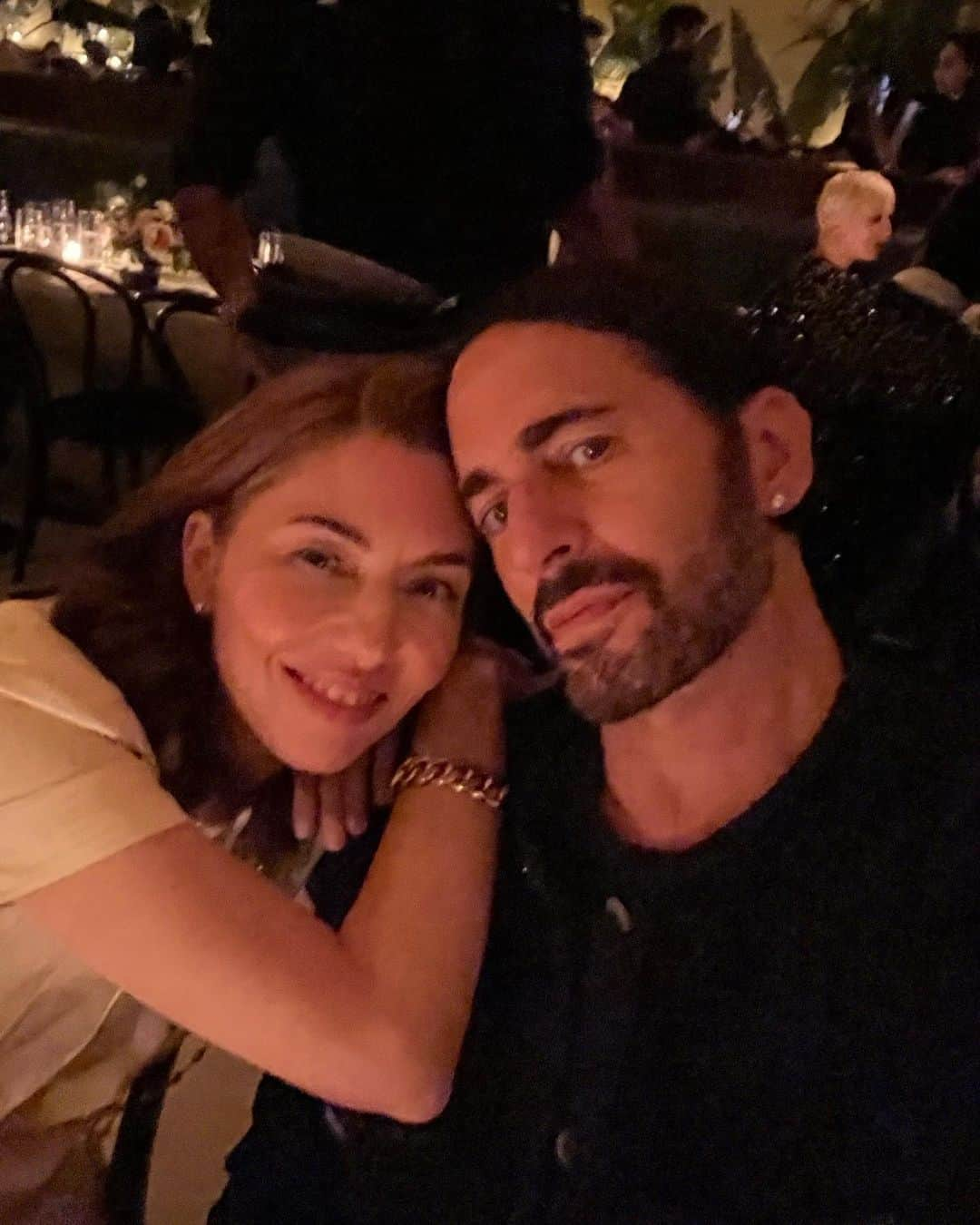 マーク・ジェイコブスのインスタグラム：「about last nite  celebrating Sofia. Sofia Coppola Archive. Great group of people, great book,  delicious Indochine food, bingo, and 30 years of friendship. 1993 was a very good year.  @sofiacoppola  @wmag  @chanelofficial   #gratefulnothateful」