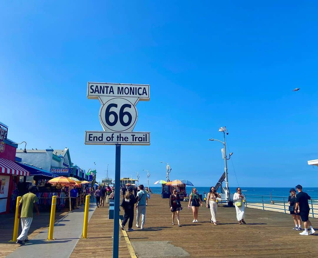 高橋美帆さんのインスタグラム写真 - (高橋美帆Instagram)「✈️🇺🇸  #route66  #losangeles  #santamonica  #santamonicapier  #california」9月16日 9時00分 - miho_takahashi_39