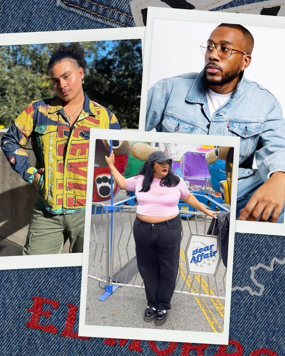 Levi’sのインスタグラム：「This Hispanic Heritage Month, we're highlighting three creatives who are preserving their rich family legacies and cultures through art. Follow along as @gabrielaxruiz, @jveloz, and @alejejacob honor the relatives who’ve had the greatest impact on their lives by designing their very own one-of-a-kind 501® jeans alongside our Levi's tailors.  Read more at the link in bio and stay tuned to hear how each of their designs unfold.」