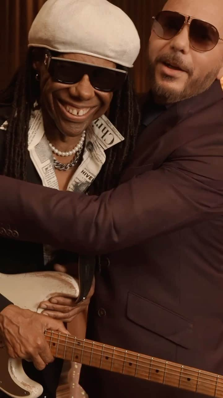 ピットブルのインスタグラム：「Sharing the story behind #Freak54 w/ @nilerodgers   Out now on all platforms!」