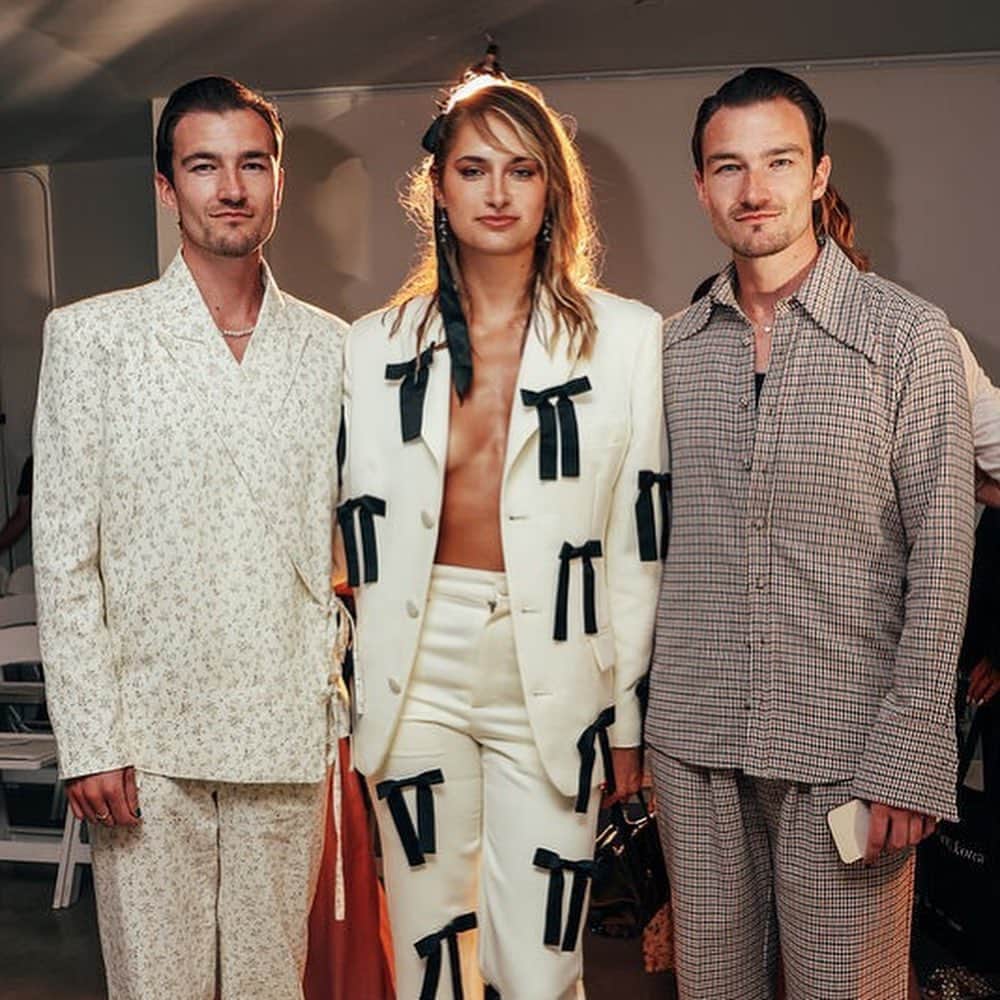 Monica Aksamitさんのインスタグラム写真 - (Monica AksamitInstagram)「spots but make it bows @tanner.fletcher #tannerfletcher」9月16日 2時12分 - monicaaksamit