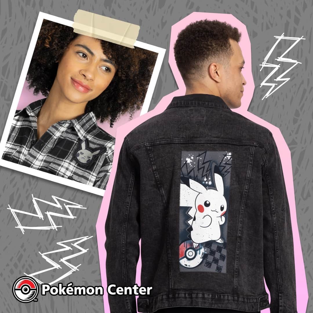 Pokémonさんのインスタグラム写真 - (PokémonInstagram)「Take a walk on the wild side or lean into the spooky season with new apparel from Pokémon Center!  Marvelous Misfits is a collection of denim jackets, flannel, and knits with detailed patches, stitching, and more. 🌙  Check out the collection at link in bio!」9月16日 2時20分 - pokemon