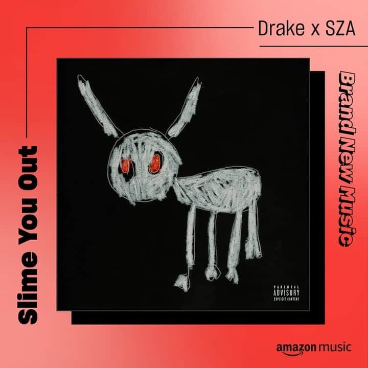 のインスタグラム：「Well, well, well... If it isn't new music from @champagnepapi, @txt_bighit, @mitskileaks, @diddy, and more out now on Amazon Music! 😎」