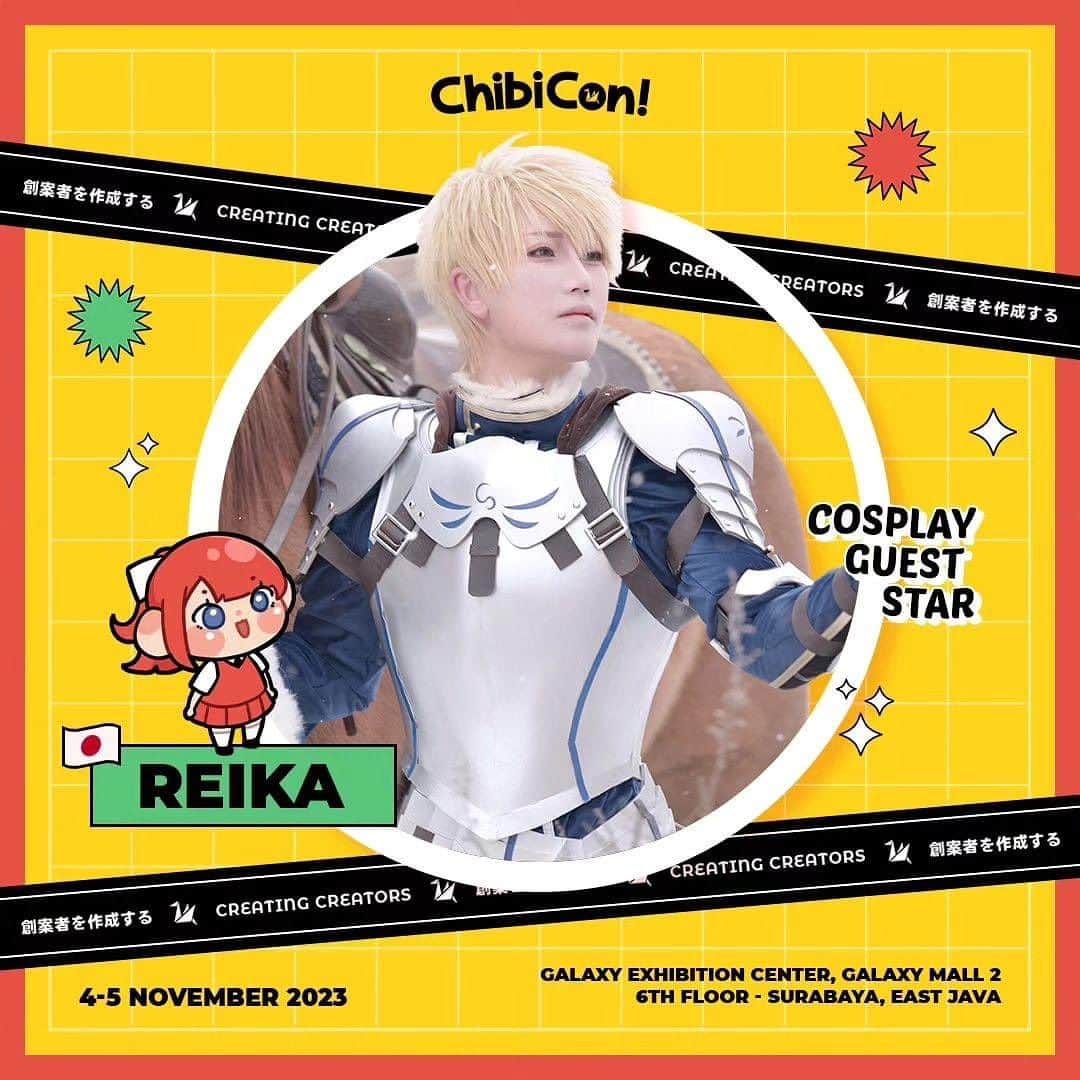 麗華のインスタグラム：「Indonesia again💕💕  I'm going to #Chibicon in Surabaya in November! See you there!  @chibicon.id」