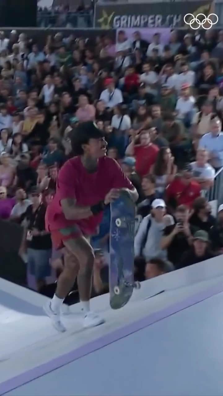 The Berricsのインスタグラム：「JAH 🙌  @nyjah takes over Lausanne classifying first for tomorrow’s finals. 👊  #OlympicQualifiers #RoadToParis2024 #OlympicSkateboarding #WorldSkatebordingTour」