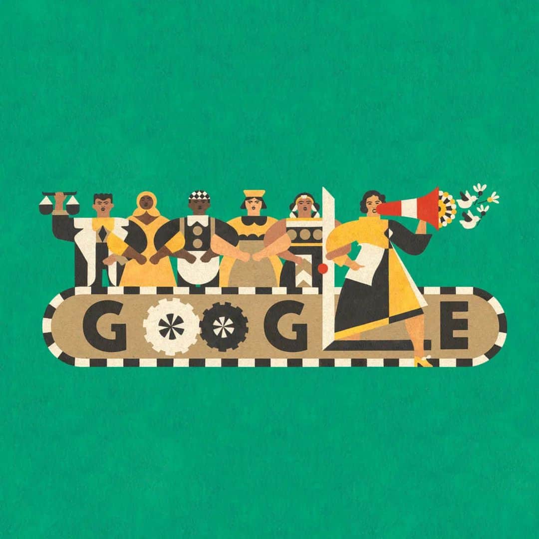 Googleのインスタグラム：「As Hispanic Heritage Month begins, today’s #GoogleDoodle celebrates Guatemalan American civil rights and fair labor activist Luisa Moreno, who dedicated her life to unifying Spanish-speaking communities and organizing workers. Tap the link in our bio to learn more. 🎨: @jmenendezillu」