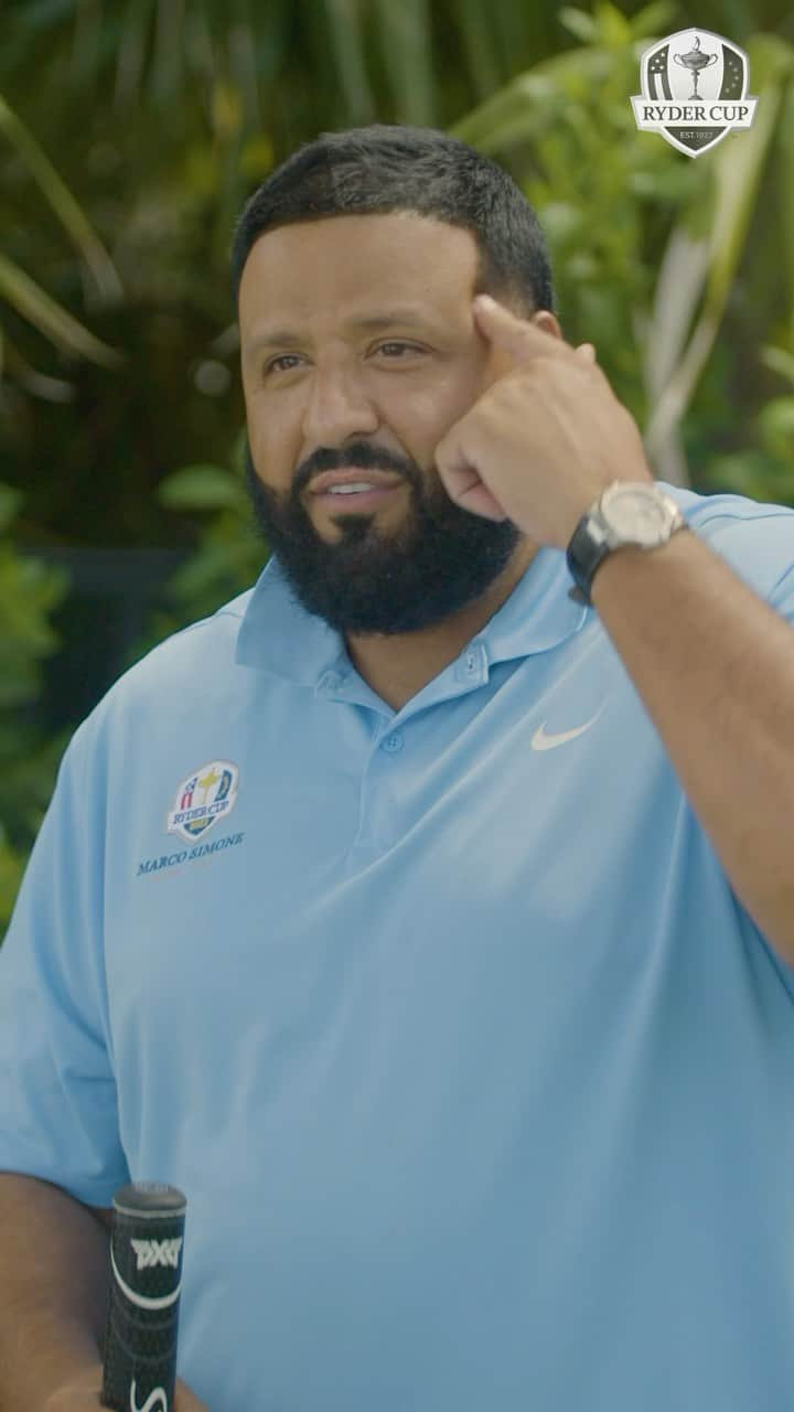 ルーク・ドナルドのインスタグラム：「When @lukedonald met @djkhaled 🤝  Click the link in the Ryder Cup Europe bio to watch the full video now 📺」