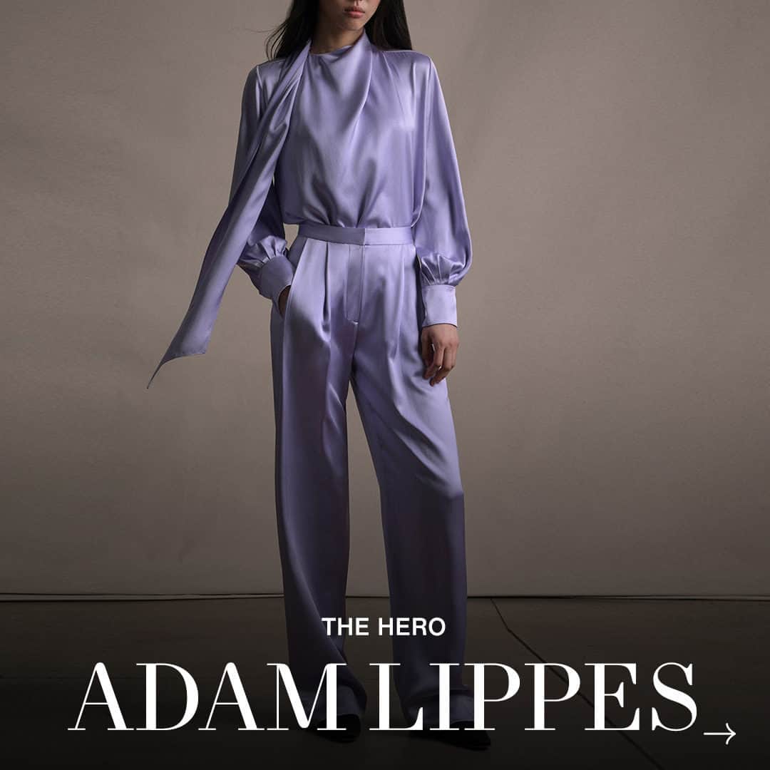 ShopBAZAARのインスタグラム：「The secret to achieving effortless style is having a strong foundation of staples in your closet—enter our Hero from buzzy brand @adamlippes. Every detail, from the dreamy lavender hue and draped foulard to the fabric covered buttons, comes together beautifully to create a versatile must-have that screams Quiet Luxury. Designed to be worn three different ways, this silk charmeuse blouse will become your go-to piece for days you need to look (and feel) polished, elegant, and powerful. #SHOPBAZAAR」