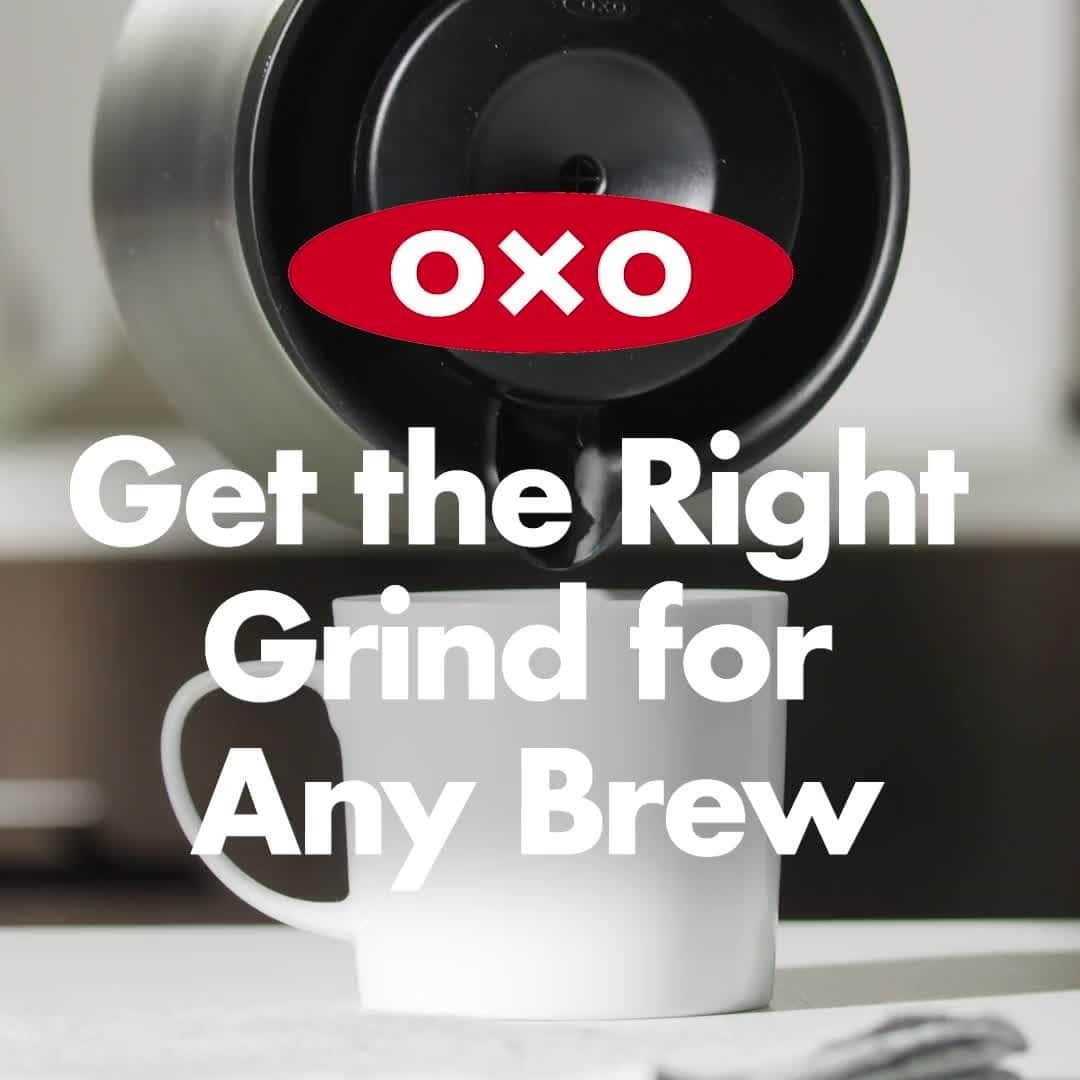 OXOのインスタグラム：「We're spilling the beans on how to get the perfect grind for every coffee maker, check out this coffee bean grinding guide to learn more! #OXOBetter ☕」