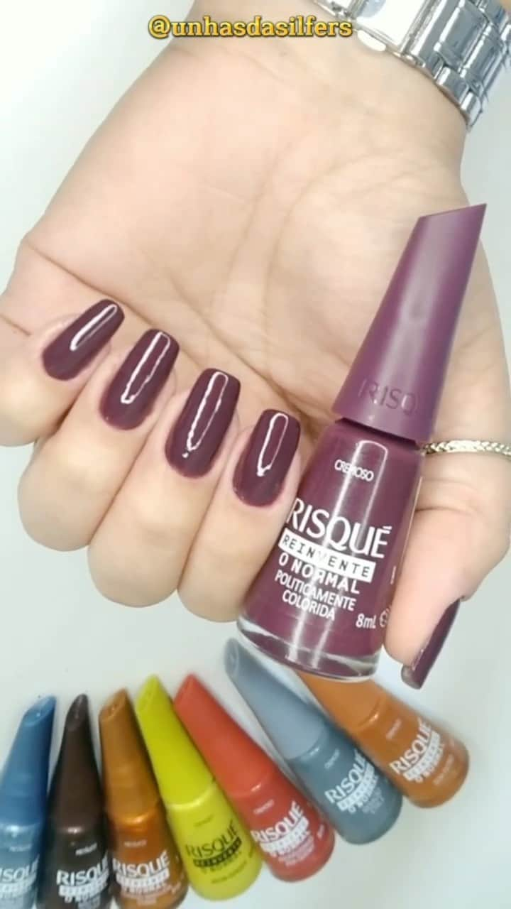 Risqueのインスタグラム：「Se você ama acabamento cremoso, anota as dicas da @unhasdasilfers 💅 No #RisquéDaSemana a Rose fez o Swatch dos amados Neon Gender, Padrãozinho Pra Quem?, Geração CRTL Z, Sem Filtro e Politicamente Colorida.  Qual o seu favorito? Conta aqui nos comentários! 👇  #EsmaltesRisqué #RisquéOficial #EuQueFizRisqué #RisquédaSemana」