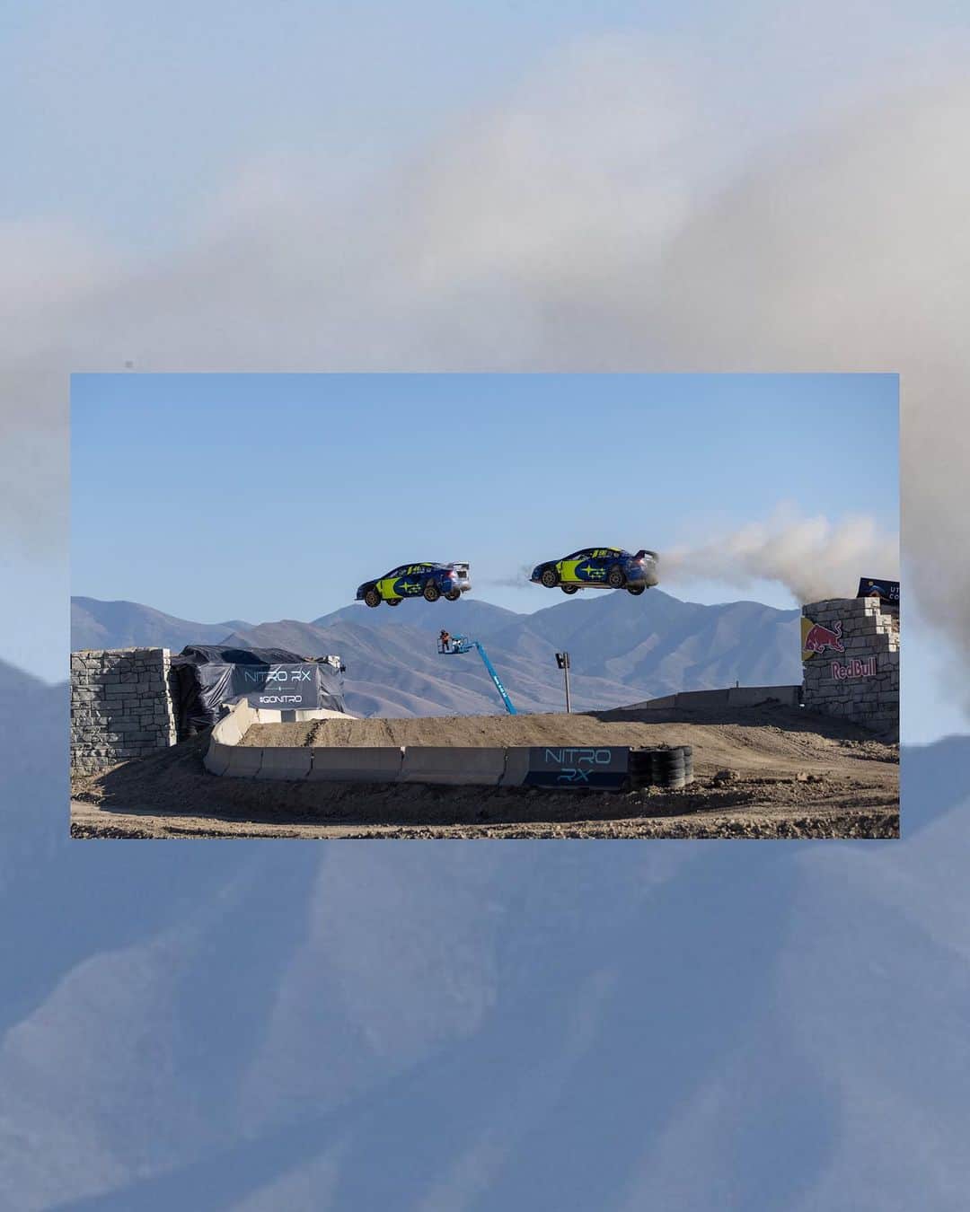 Subaru Rally Team USAさんのインスタグラム写真 - (Subaru Rally Team USAInstagram)「Jumps are better with friends. @scott_speed and @travispastrana going airborne during @Nitrocross Utah 2021 | VSC Archives  #vermontsportscar #nitrocross #gonitro #subaru #rallycross #motorsports  Photo: @matthew.stryker」9月16日 5時44分 - subarumotorsportsusa