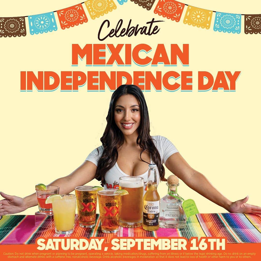 Hootersさんのインスタグラム写真 - (HootersInstagram)「Spice up your Mexican Independence Day celebrations with us 🇲🇽」9月16日 6時20分 - hooters