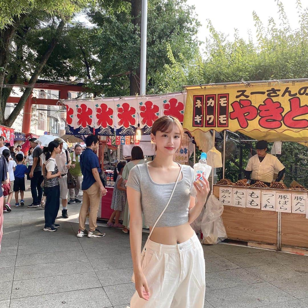 ELENAさんのインスタグラム写真 - (ELENAInstagram)「. 夏ももうすぐ終わるね~👶🏻 . #お祭り #🇰🇷 #koreanfashion」9月16日 18時09分 - elenya_chan