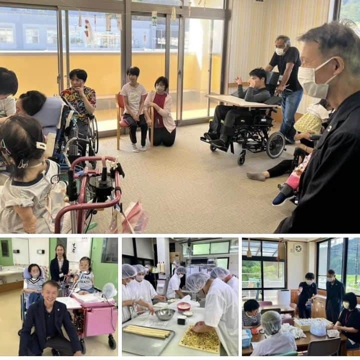 きいちゃんのインスタグラム：「【知事活動報告】 那智勝浦町の障がい者支援施設、「いなほ作業所」と「多機能事業所かのん」を訪問。いなほ作業所のパンは地元の小中学校の給食をはじめ、人気商品です。「かのん」では、利用者の香帆さん、唯花さんと意見交換。ショッピングモールで気軽に買物ができるよう、バリアフリー化や車椅子でも車中の振動が少なくなるよう道路の凸凹を無くしてとのご要請。努力します。女子会をやりたいというお二人にパワーをもらいました。  #和歌山県 #那智勝浦町」
