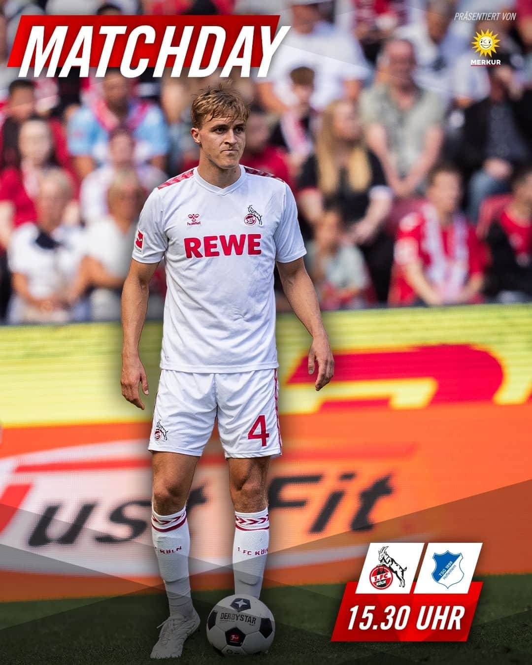 1.FCケルンのインスタグラム：「𝙈𝘼𝙏𝘾𝙃𝘿𝘼𝙔 ⚡️ Ausverkauftes Heimspiel und Jubiläumsspieltag ✨✨ Wer von euch ist heute im Stadion dabei?  Anlässlich des Mottos 𝟏𝟎𝟎 𝐉𝐚𝐡𝐫𝐞 𝐌𝐮𝐞𝐧𝐠𝐞𝐫𝐬𝐝𝐨𝐫𝐟𝐞𝐫 𝐒𝐭𝐚𝐝𝐢𝐨𝐧 wird es viele passende Aktionen unserer Fans geben. Schaut gerne an der Südkurve vorbei! 👀 __ #effzeh」