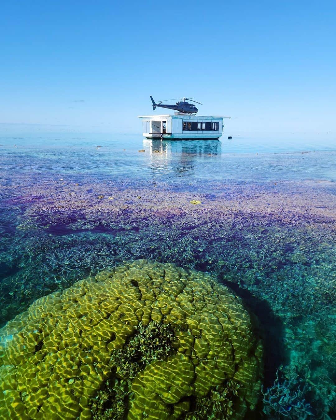 Australiaさんのインスタグラム写真 - (AustraliaInstagram)「Yep, this place really does exist in real life - we promise! 🩵🩵 Welcome to the @whitsundaysqld, where sparkling blue waters, white sandy beaches and luxe accomodation collide to provide one heck of a holiday spot! Captured here *stunningly* by @chopperboags, you're absolutely spoilt for choice when it comes to how to spend your time in this @queensland destination. Today's top pick? @hamiltonislandair's Journey to the Heart tour, which will have you flying over #WhitehavenBeach, #HillInlet and #HeartReef before landing on the private pontoon 🚁. From there, it's your call - explore the lagoon or just chill and enjoy the ocean air! #SeeAustralia #ComeAndSayGday #ThisIsQueensland #HamiltonIsland #WhitsundaysQLD」9月16日 19時00分 - australia