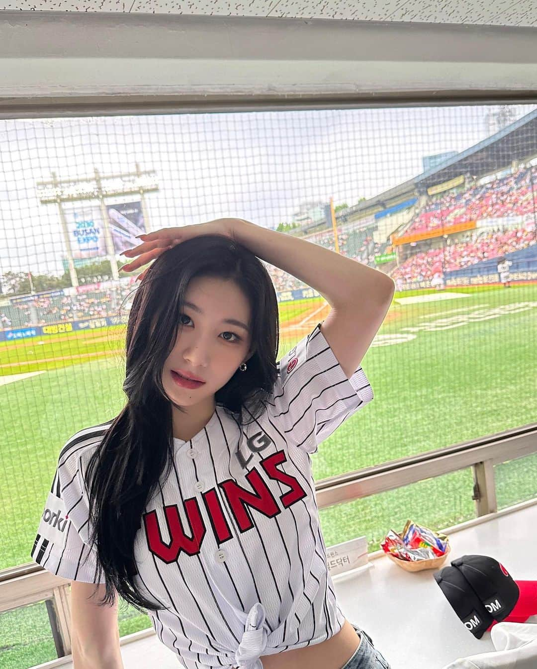 ITZYさんのインスタグラム写真 - (ITZYInstagram)「오랜만에 야구장⚾」9月16日 19時31分 - itzy.all.in.us