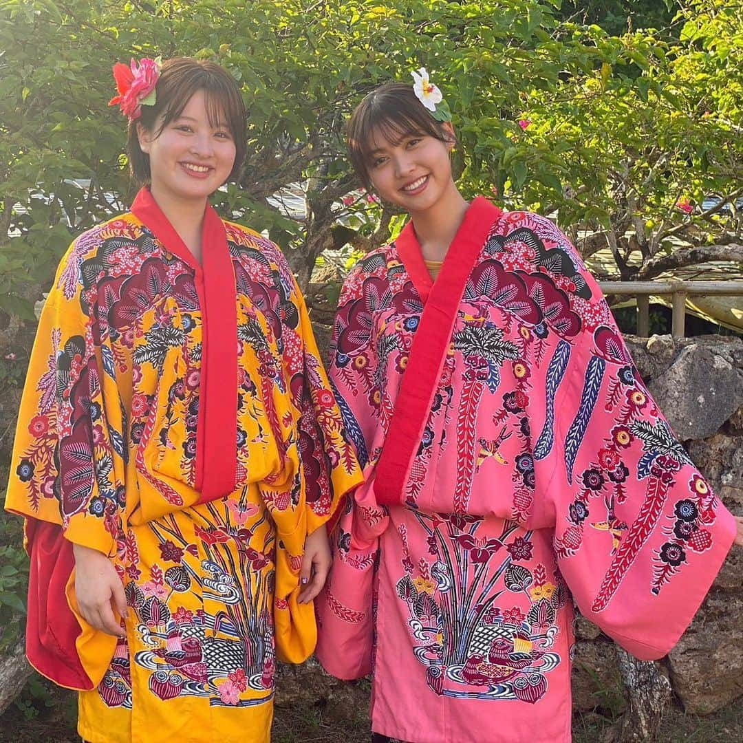 TBS「王様のブランチ」さんのインスタグラム写真 - (TBS「王様のブランチ」Instagram)「【夏の終わりの沖縄🌺大自然＆アクティビティ！大満足の旅】 . #アラハビーチ  #マリンサービスムルぬるぬーし #青の洞窟 #クマノミ観察 #回遊ボート #シュノーケリング  店名： #cafeandfruitsBUNBUN #濃厚アセローラかき氷 1,270円 #丸ごとパイナップルかき氷 1,400円 #ドラゴンフルーツパッションフルーツスムージー 780円 #トロピカルさんぴん茶 680円  #琉球村 #エイサー  #星のや沖縄 #オーシャンフロント #インフィニティプール #グスク #ぶくぶく茶  今週放送の週末トラベルは 本日夜からTVer配信予定！お楽しみに✍️  #松元絵里花 #きなこ #沖縄 #大自然 #アクティビティ #王様のブランチ #週末トラベル」9月16日 10時43分 - brunch_tbs